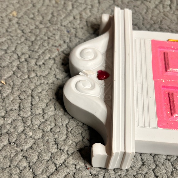 Mini Glitter Fairy Door White And Pink - Picture 9 of 10